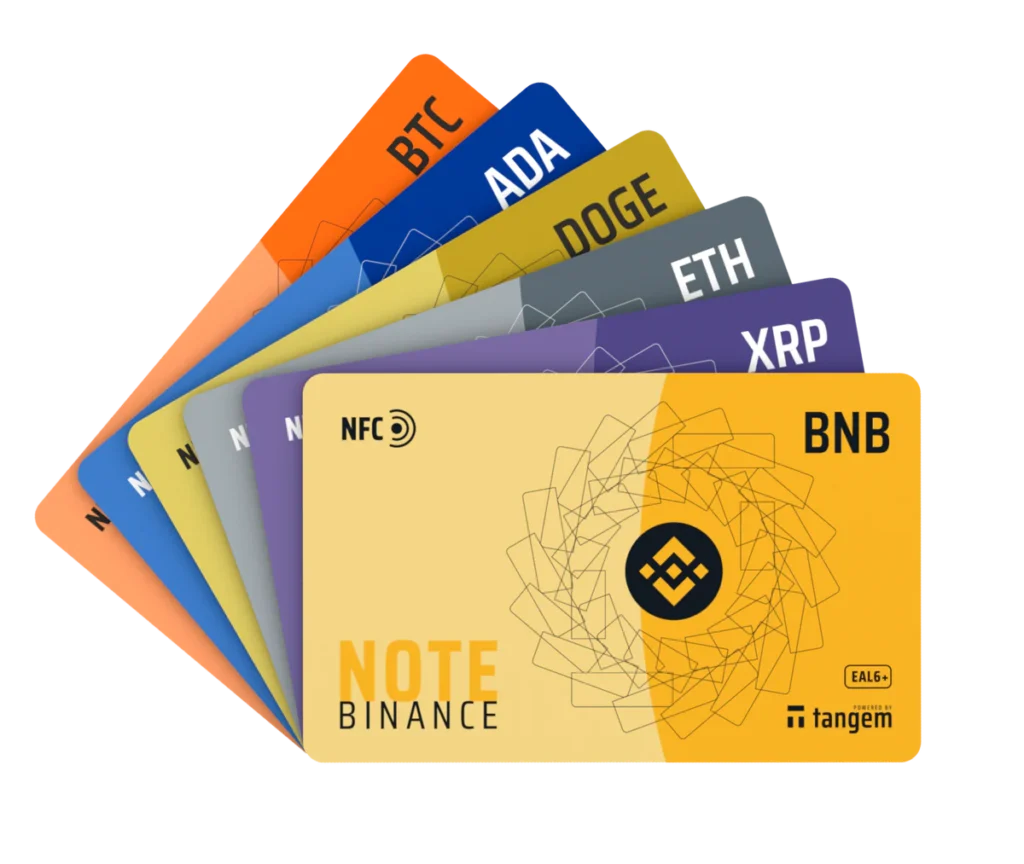 Tangem card multi-currency wallets
